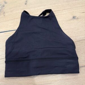 lululemon athletica Black High-Neck Sports Bra